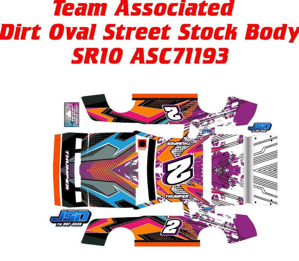 TEAM ASSOCIATED SR10 SCRIBBLES THEME WRAP KIT PRINT 1X10 SCALE