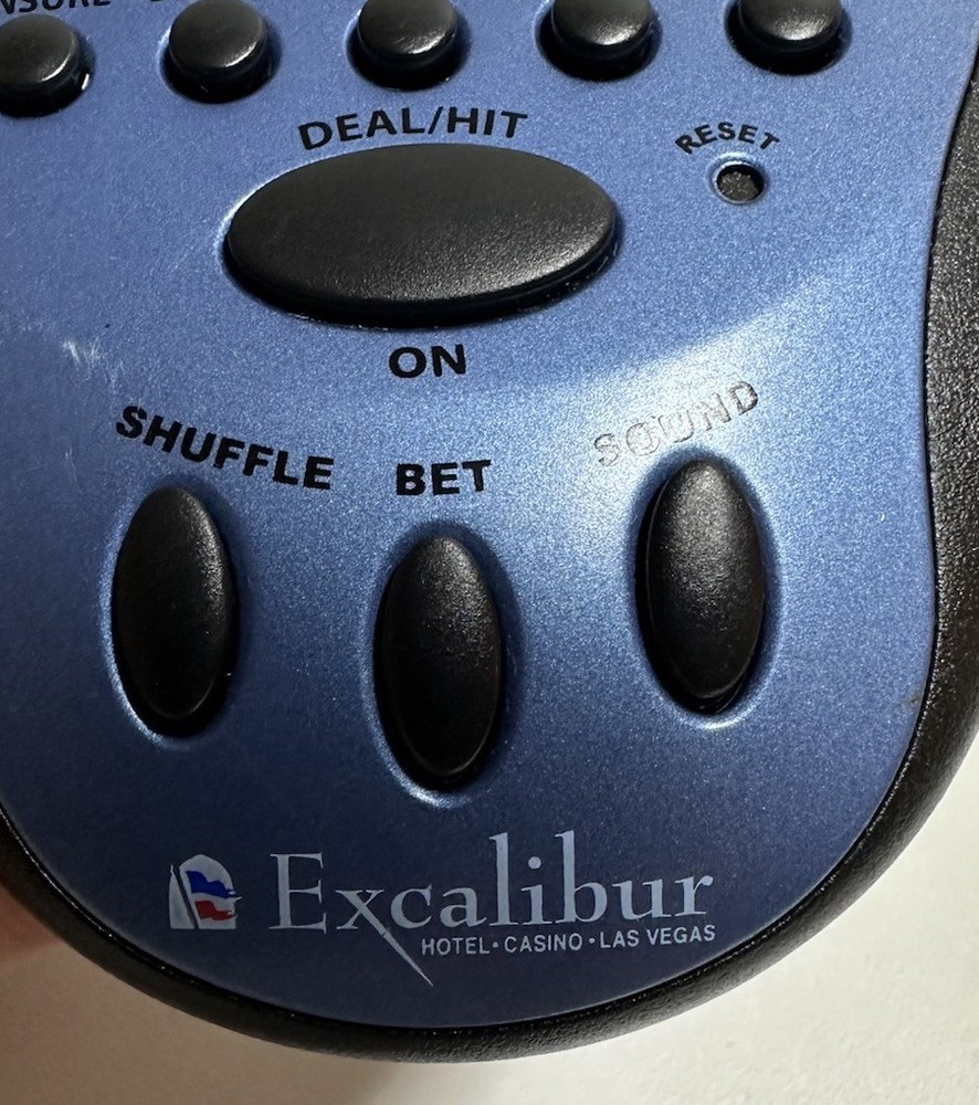 Excalibur Electronics Blackjack Game Handheld Model # 473-CS Works