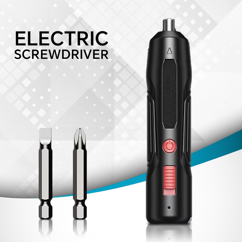 7.8V Mini Rechargeable Cordless Electric Screwdriver Drill Bits Set Power Tool