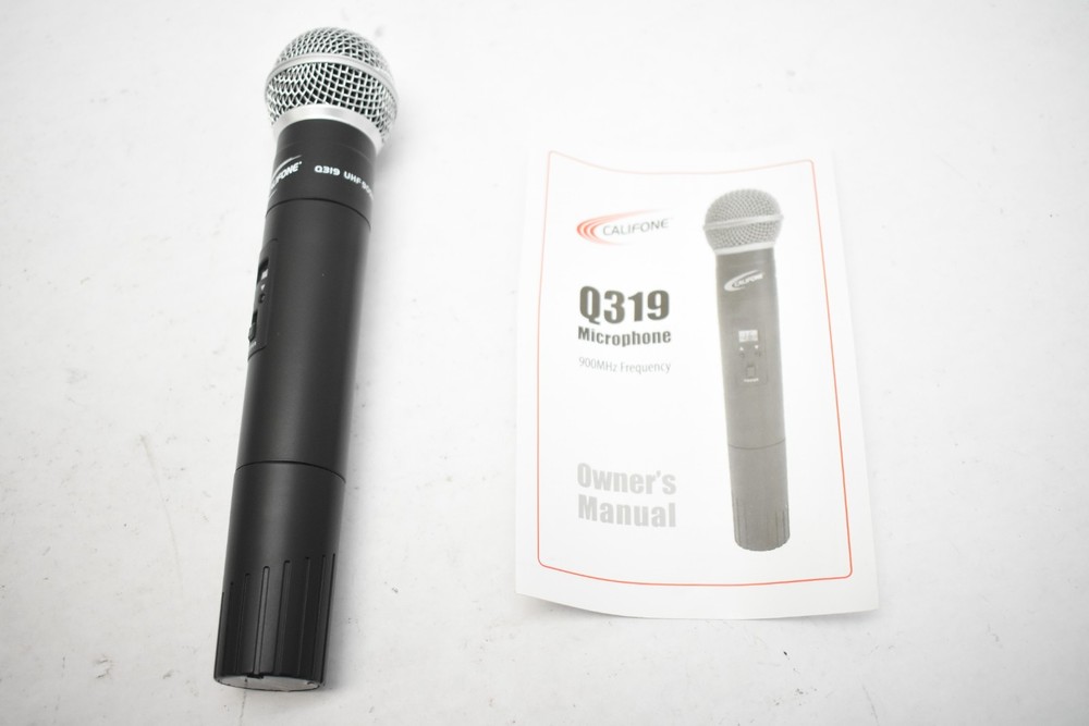 Califone Q319 Handheld Wireless Dynamic Microphone 900MHz Frequency