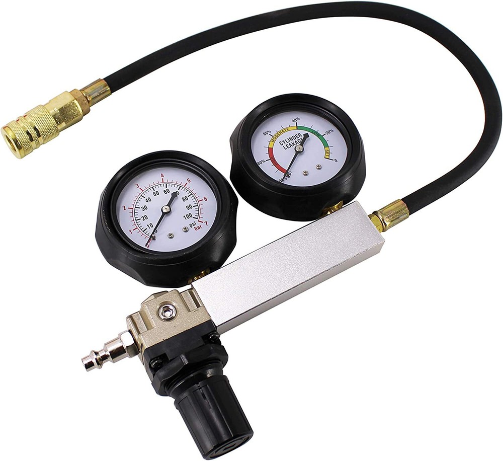 Petrol Cylinder LeakDown Leakage Leak Detector Engine Compression Diagnosis Kit