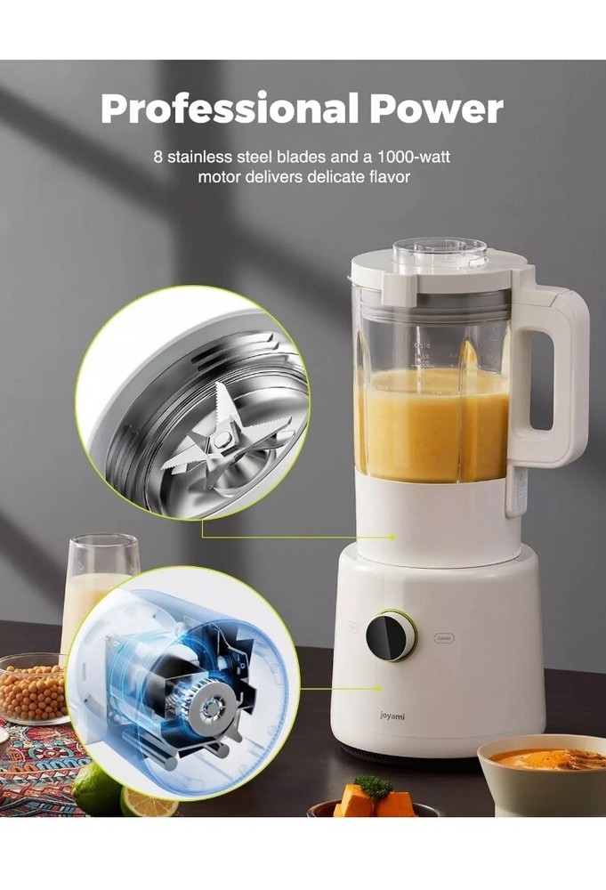 Smart Food Blender, Hot Soup Maker, App Control, 9-Adjustable