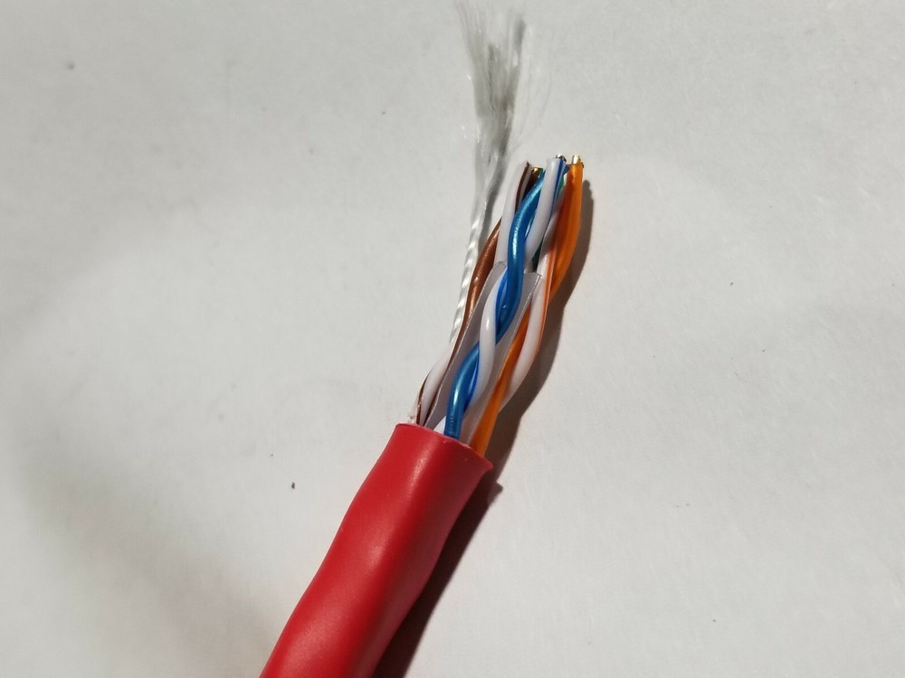 Structured Cable Products/SCP CAT6-RD 23/4P Cat6E 550MHz Network Riser Red/100ft