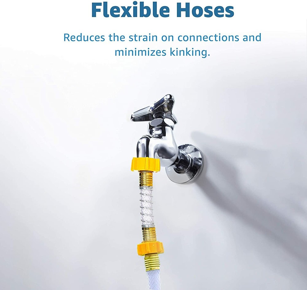 Waterdrop RV Inline Water Filter with Flexible Hose Protector, NSF Certified