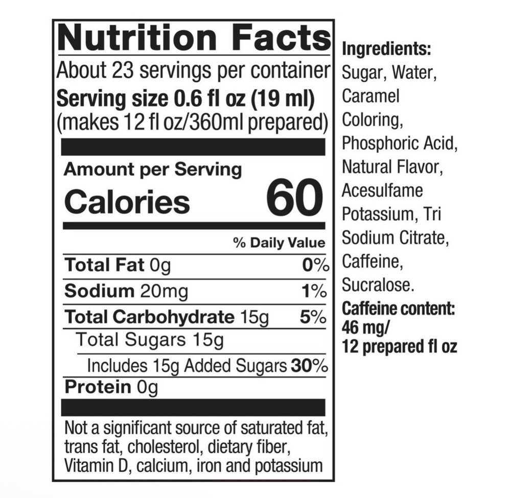 SodaStream Cola, 440ml 4-Pack