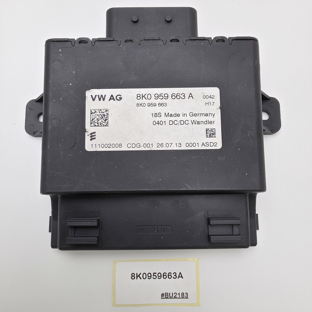 2009-2016 Audi S8 Battery Low Voltage Indicator 8K0959663A
