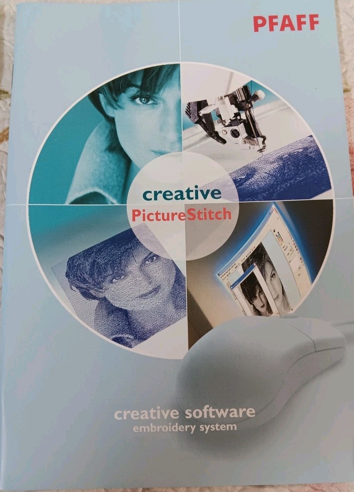 Pfaff PC CREATIVE SUITE Software W/DONGLE HTF 4 WINDOWS Gently Used Orig $2000.