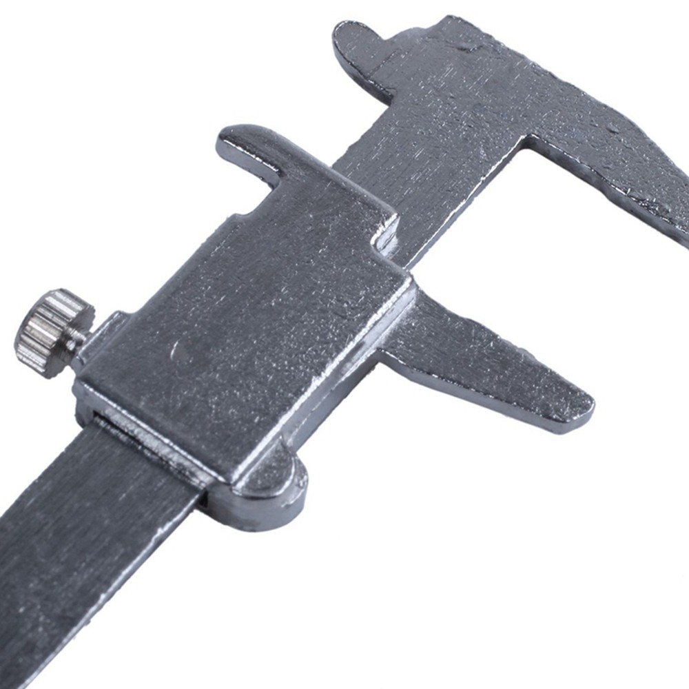 6X Silver Simulation Vernier Caliper Model Ruler Slide Keychain O1V27909