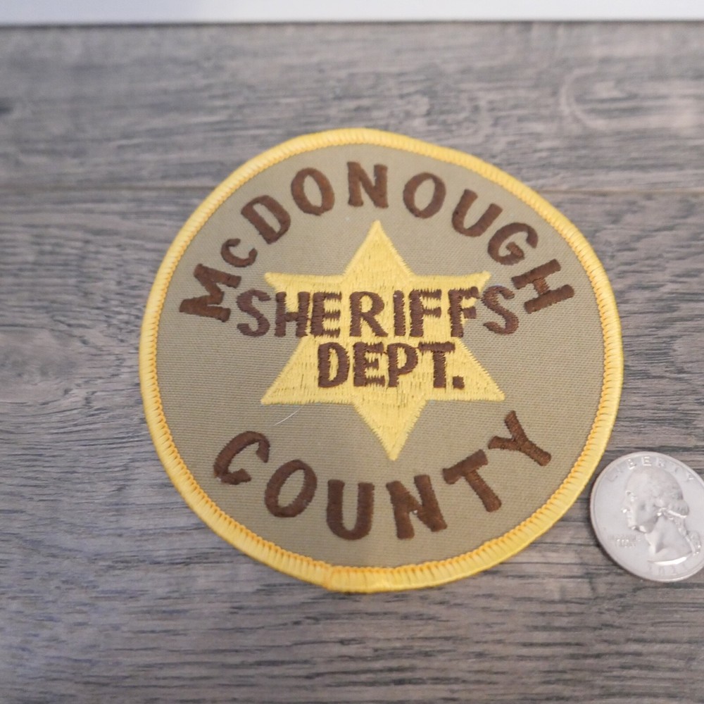 Mc Donough County  Illinois Sheriffs Dept. Patch !!!