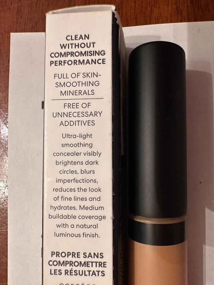 NIB $28 bareMinerals ORIGINAL liquid CONCEALER Full Size 6 ml DARK 5C
