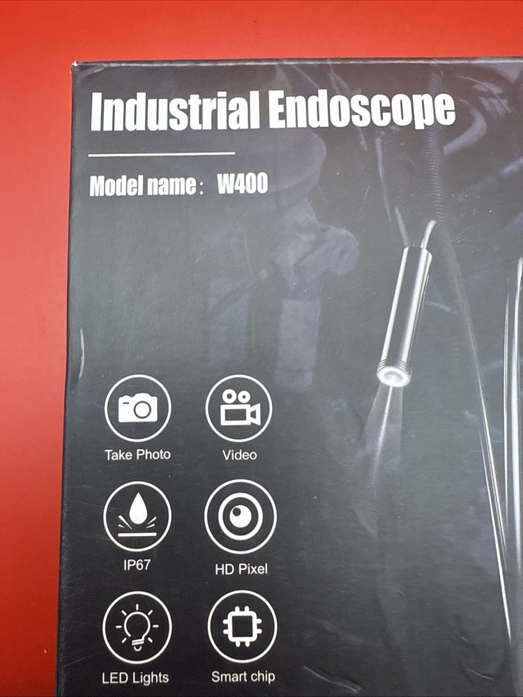 Industrial Endoscope W400 5 meter cord. Open Box