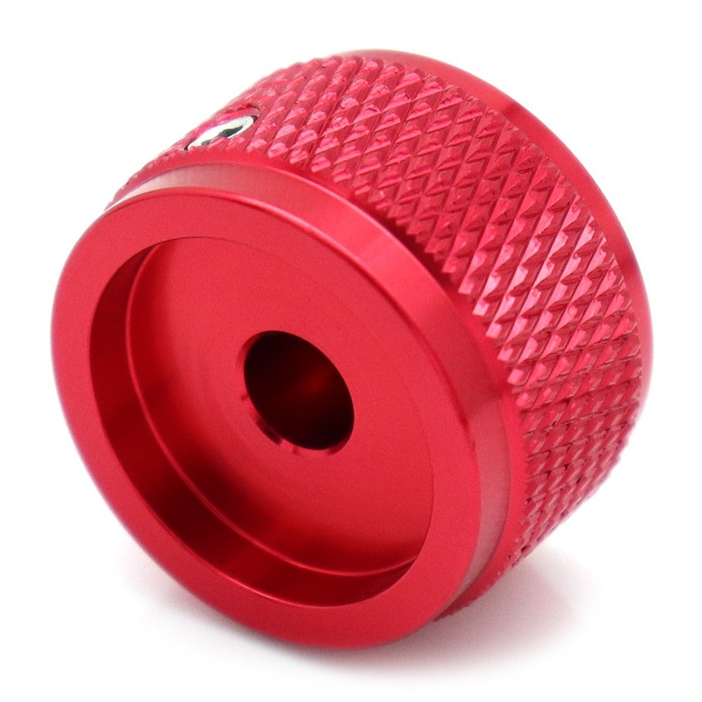 4Pcs Aluminum Guitar Knobs Electronic Control Pot Cap Volume Audio Knobs Red
