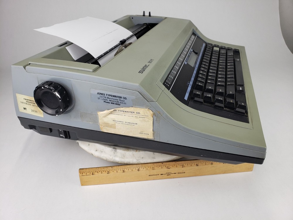 Swintec Typewriter 8011 Wide Format Word Processor Desktop Publisher Tested