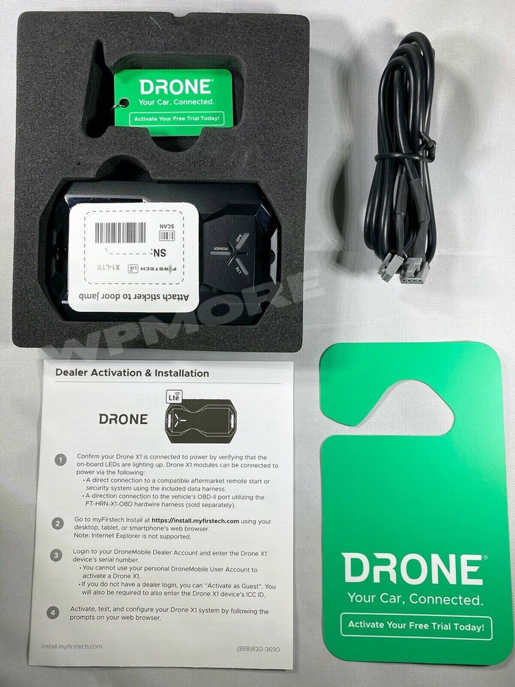 Compustar CS7900-AS 2-Way 3000-FT Range Remote Start Security + Drone X1-LTE