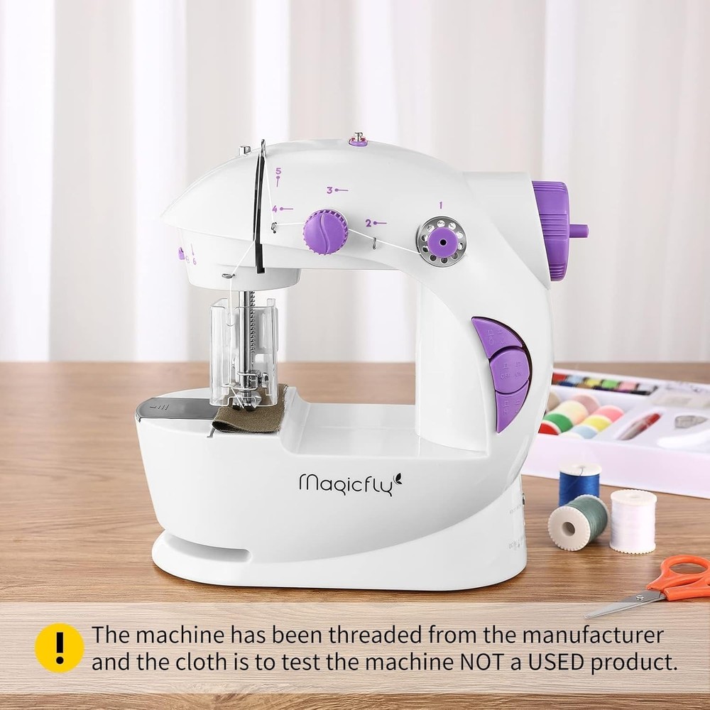 Mini Portable Sewing Machine with Extension Table & Accessories for Beginners