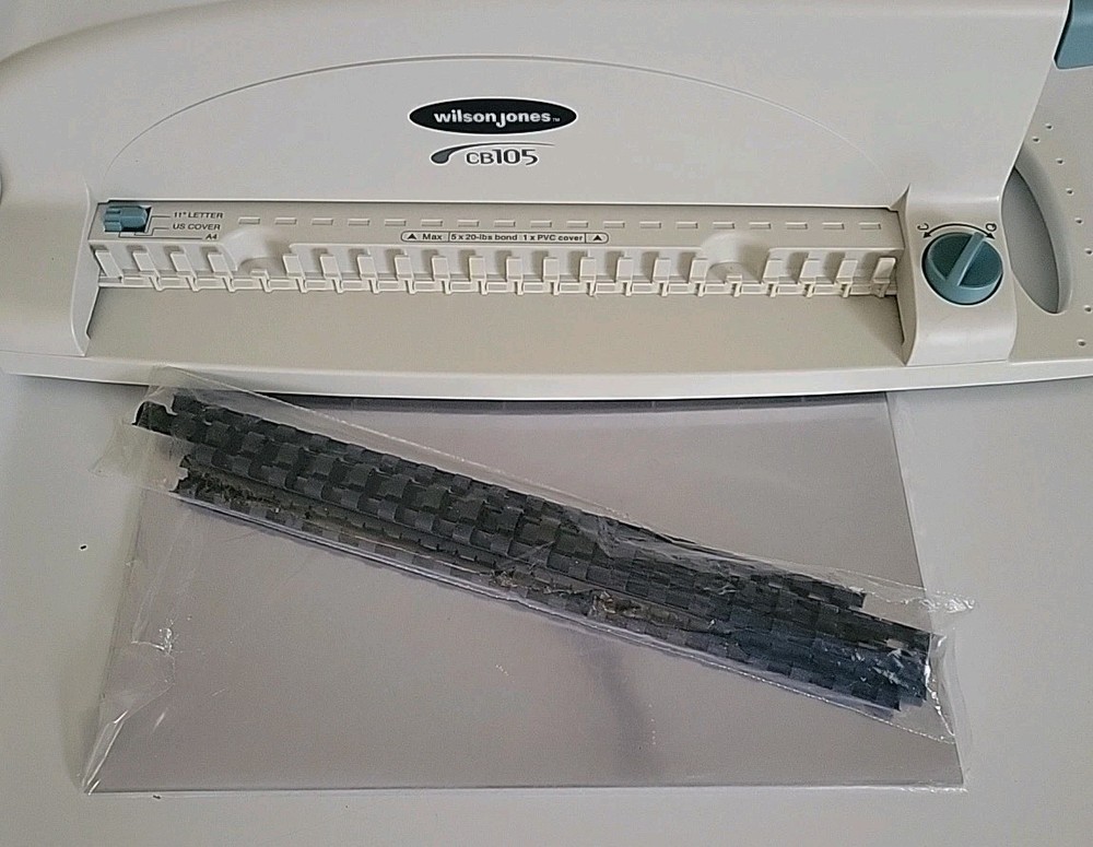 Wilson Jones CB105 Manual Precision Binding System Compact Design