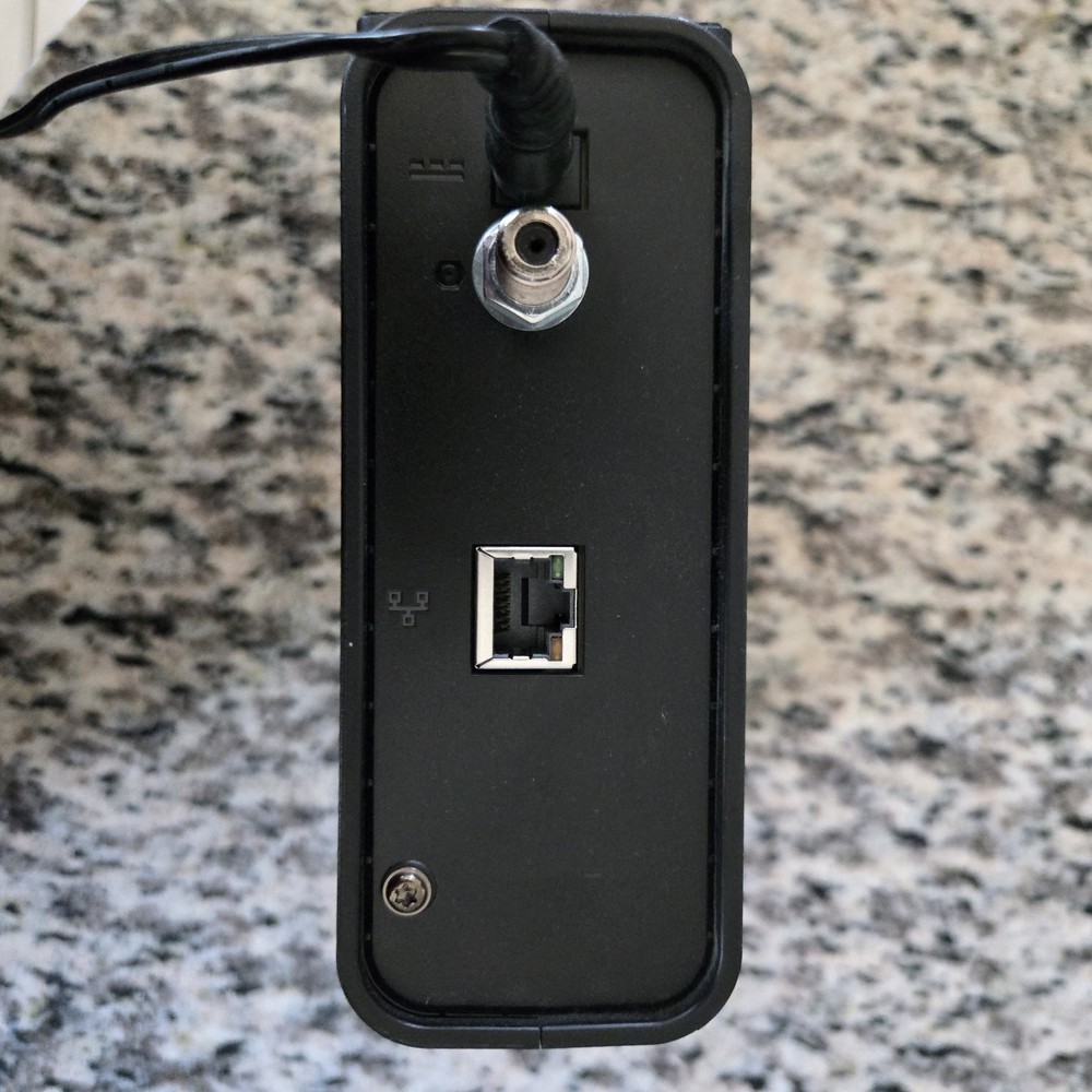 🔌 Black Cable Modem with Power Adapter | Clean, Working, DOCSIS Ready