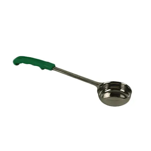 Thunder Group SLLD104PA 4oz Steel Perforated Green Handle Portion Controller