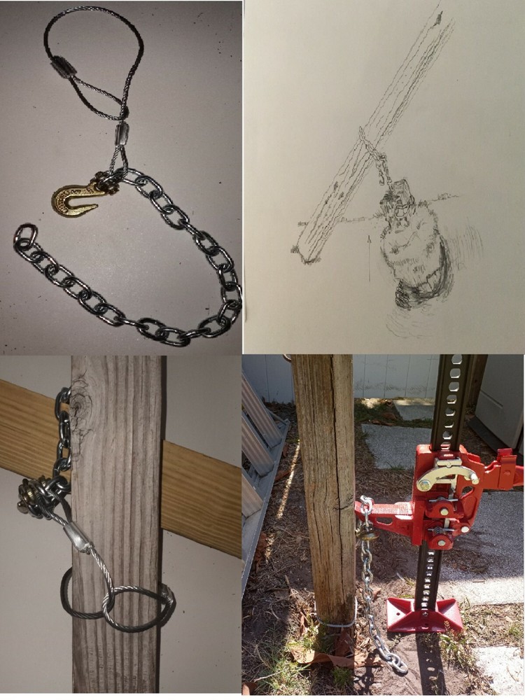 Fence Post removal tool, Pull A Post heavy duty pole remover, post puller 4x4 