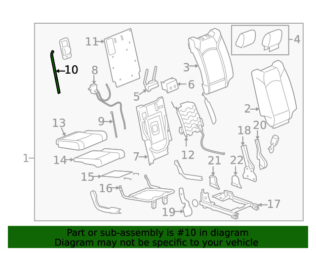 Genuine GM Ebony Rear Seat Pull Strap 25797888