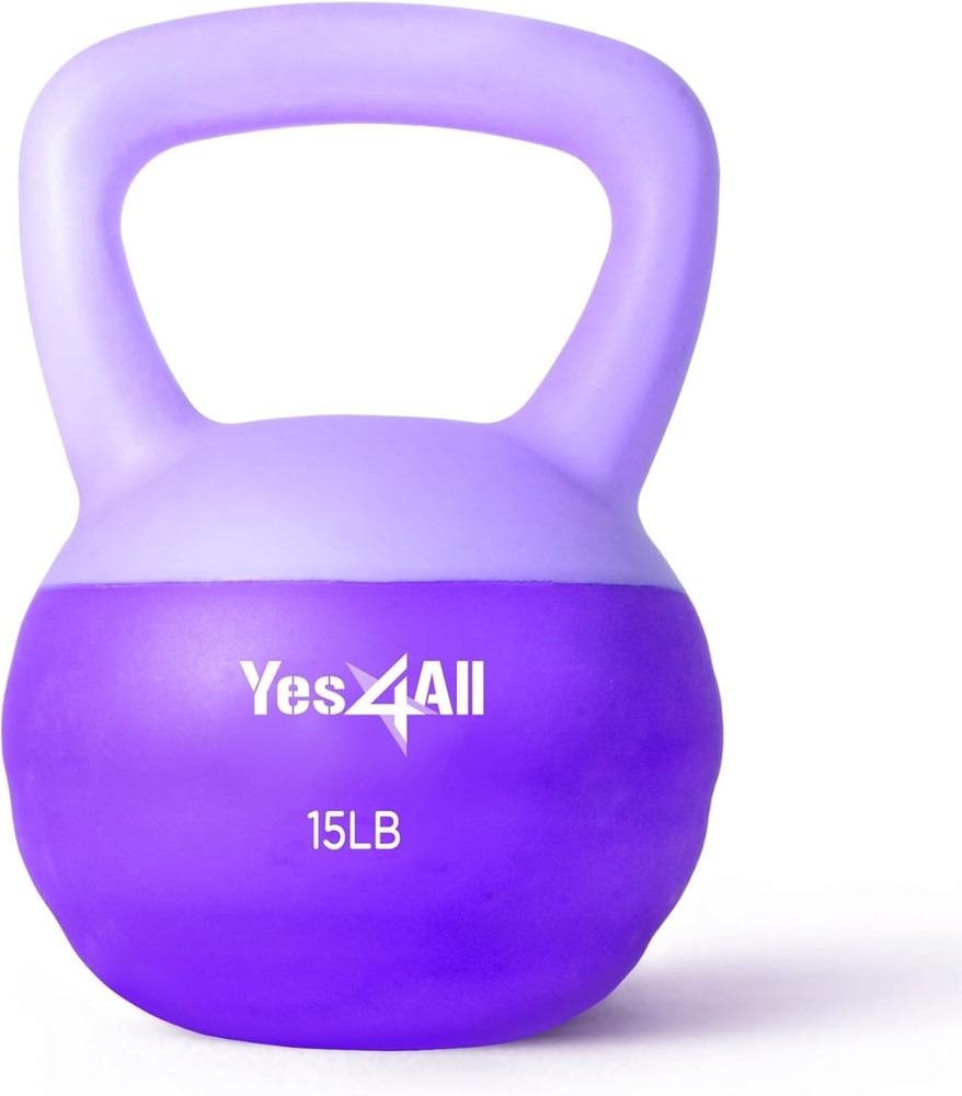 Soft Kettlebell PVC Kettlebells Exercise Weights & Color-Coded Strength Training