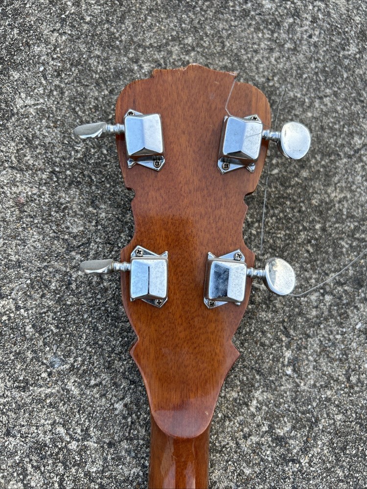 Vintage Conqueror 5 String Banjo+ 70s MIJ Playable Project Bluegrass