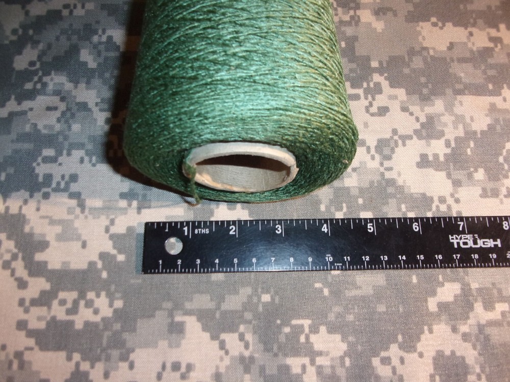 NEW RAYON CONSTRUCTION MASON STRING THREAD LINE BONDED TWINE GREEN 1250 FEET