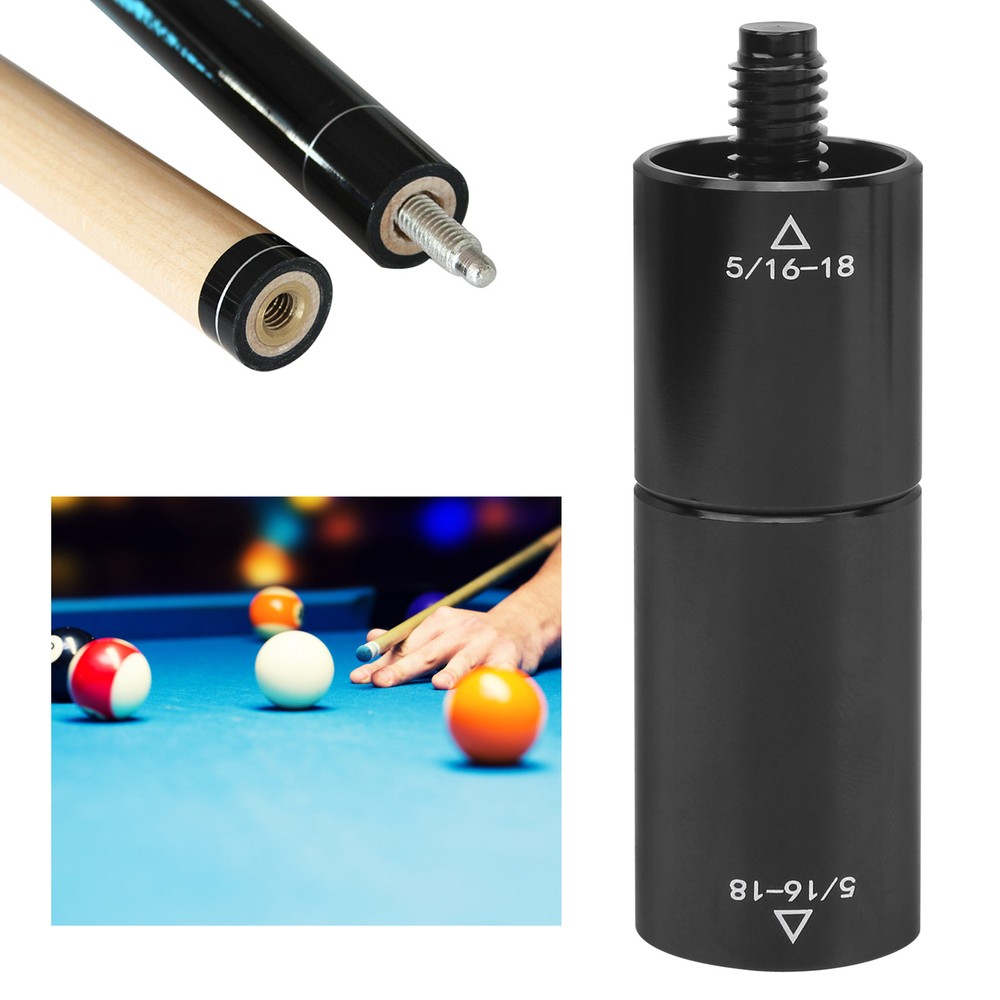 Pool Extension 2oz Billiard Middle Connect Shaft Extender 5/16‑18 Teeths FF