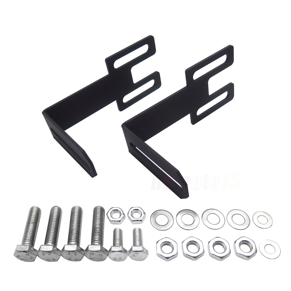 Headlight Strip Bracket Black For 2003 - 2019 Dodge Ram 2500 3500