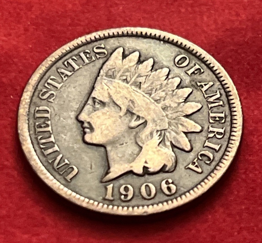 1906 indian head cent BN12