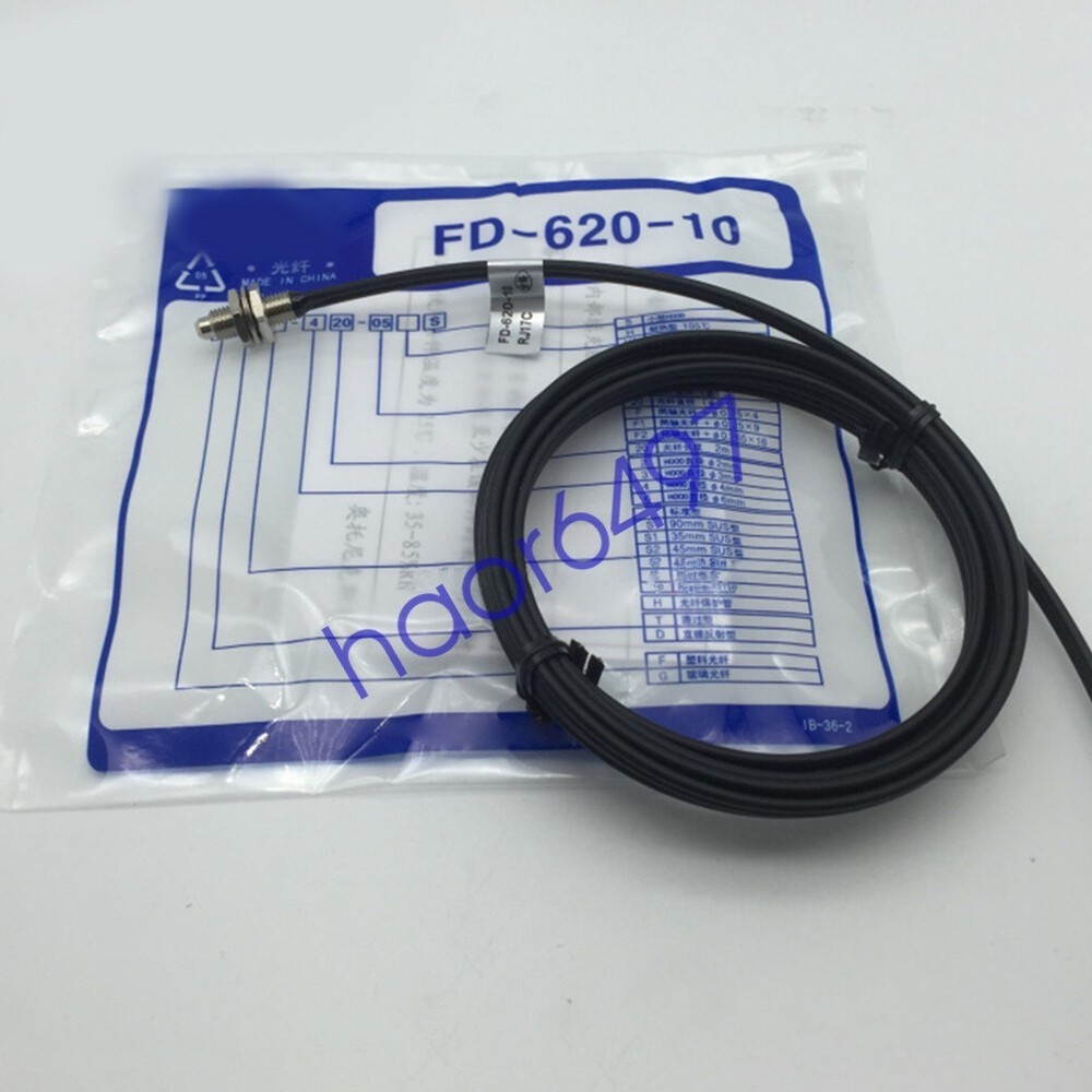 Optic Diffuse Reflective For AUTONICS FD-620-10 Cable Fiber 6mm Threaded End