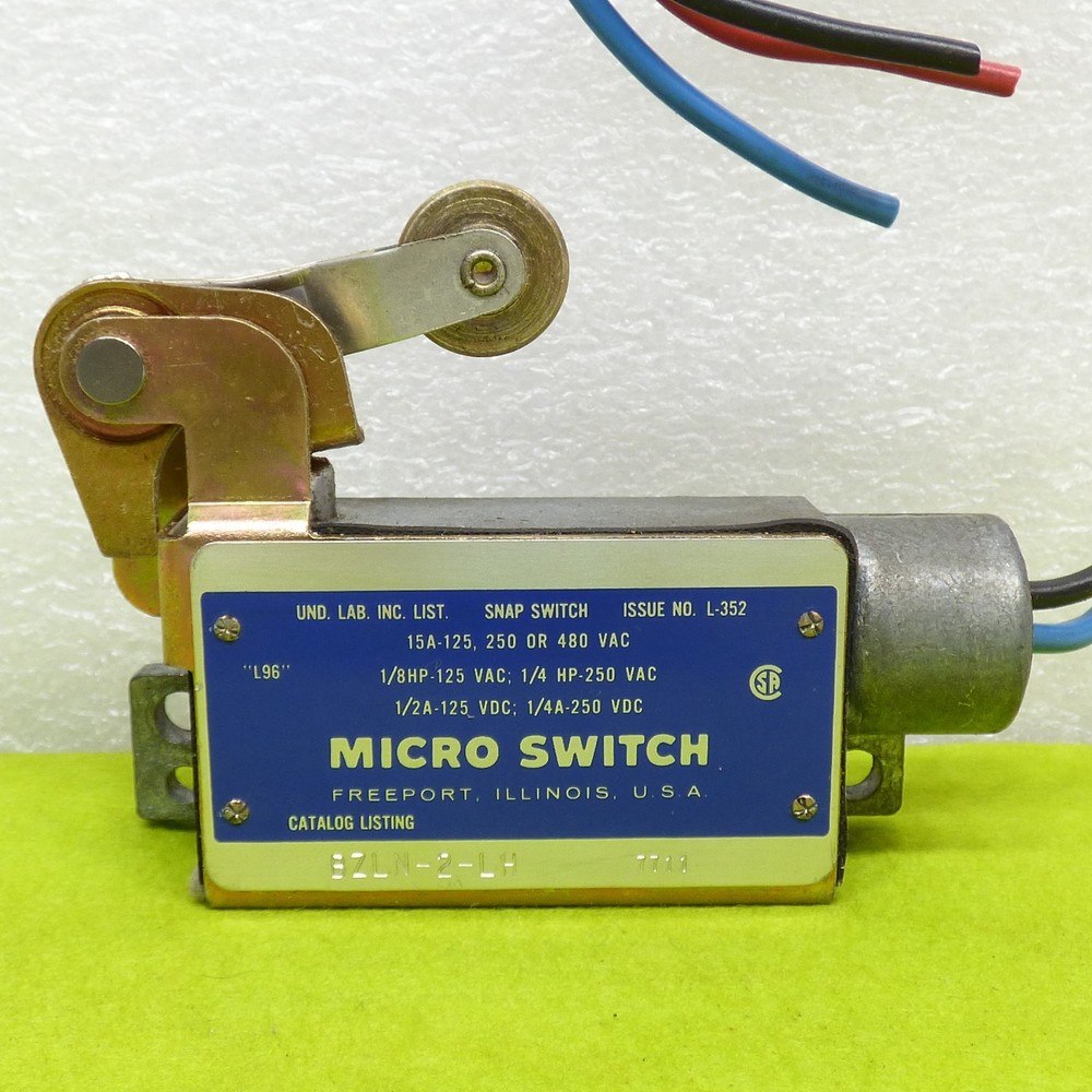 Honeywell bzln-2-lh microswitch micro switch