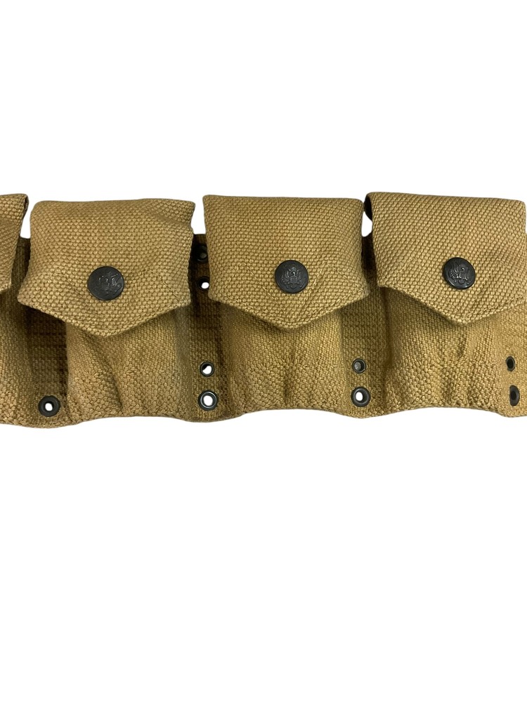 WW1 US AEF 1904 Eagle Snap Cartridge Belt Maker Marked Mills