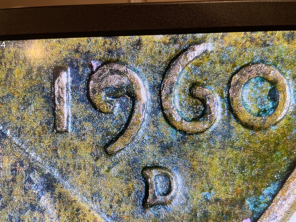 1960 D lincoln cent "ERROR"