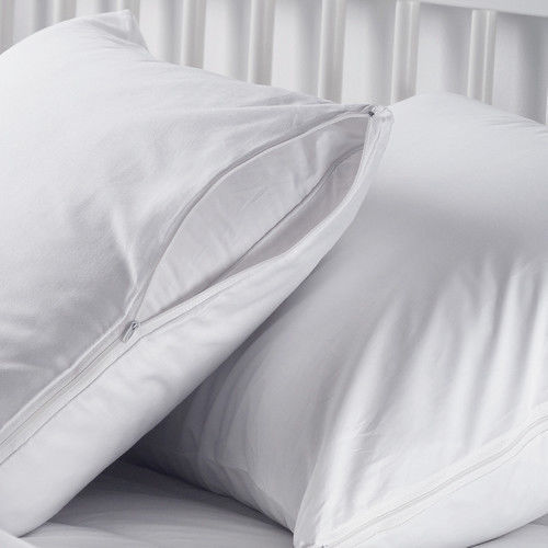 ONE PRICE @ ANY Sizes PILLOW Savers STD QUEEN KING Zippered MICROFIBER - 2 pack