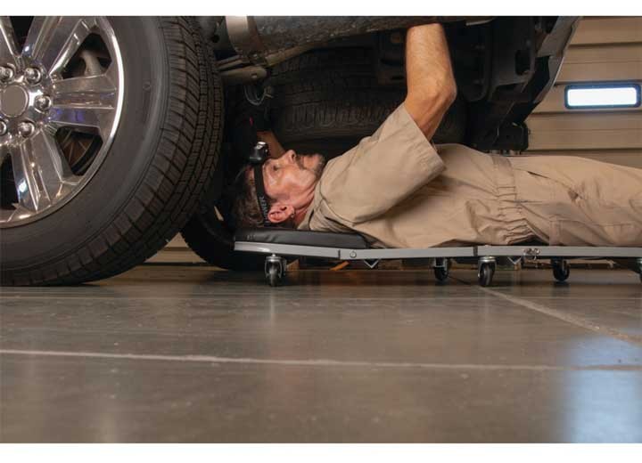 Performance Tool W85018 2-In-1 Z-Frame Folding Creeper, 40", Black