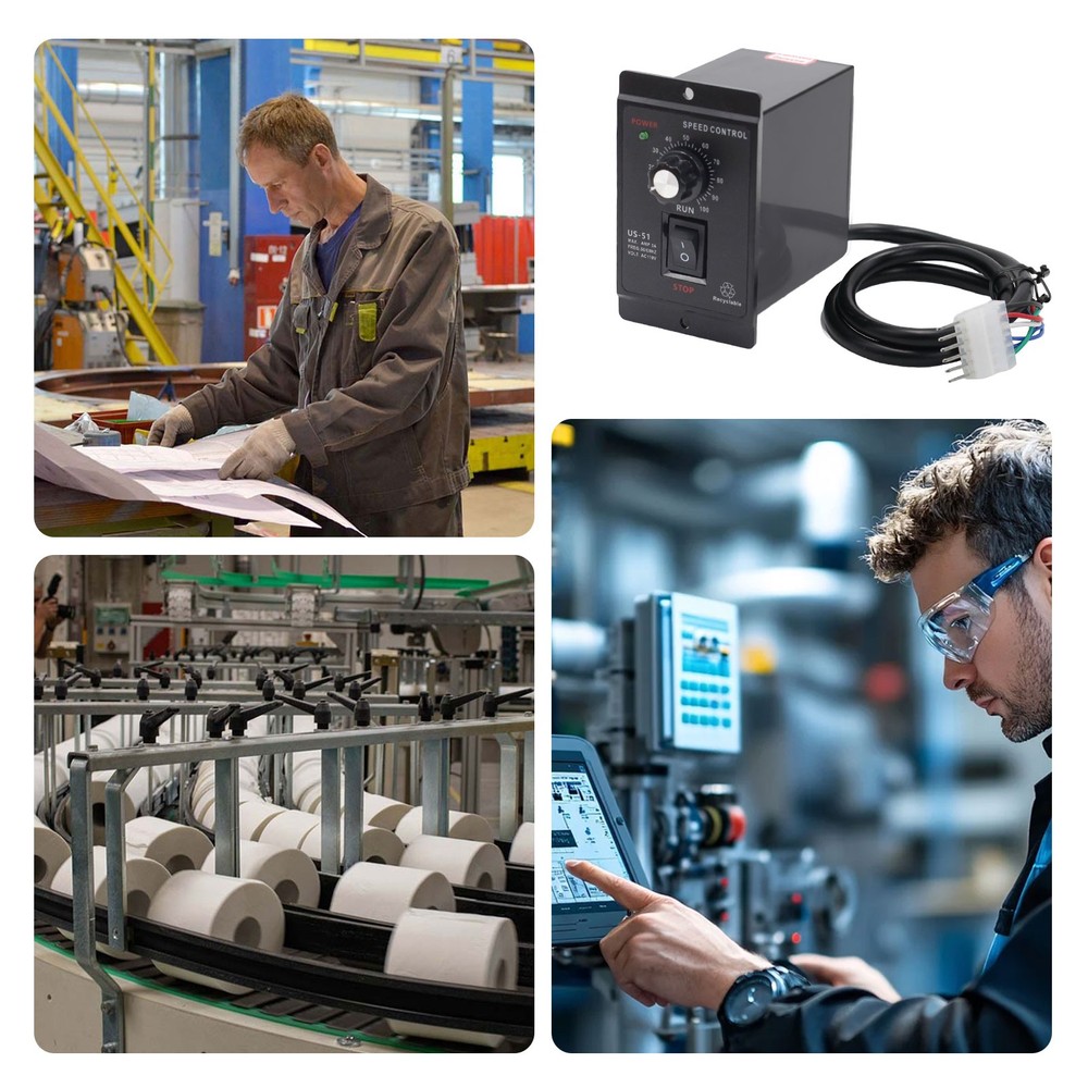 AC 110V Electric Motor Speed Controller Reversible Switch Regulator Switch 120W