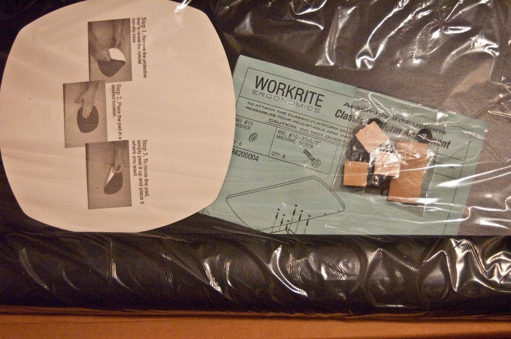 WORKRITE 27” Keyboard Platform 22” Pinnacle 2 ThinGlide Track, Black (2250-22)