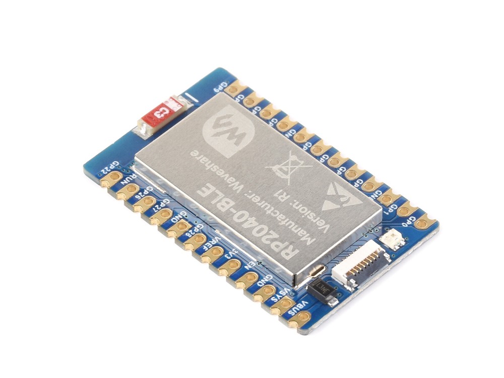 Waveshare RP2040-BLE Development Board, Raspberry Pi Microcontroller Development