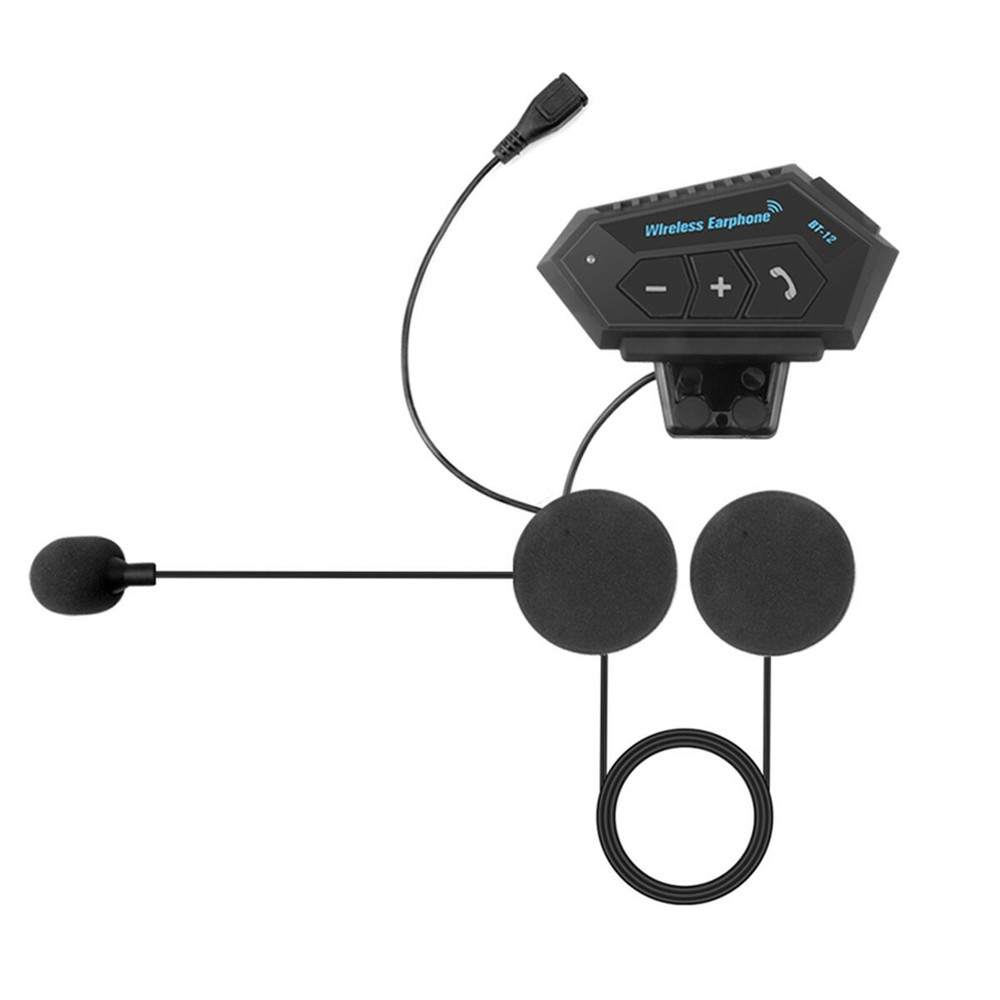 Wireless Bluetooth 5.0 Motorcycle Helmet Headset Hands-free Anti-interference