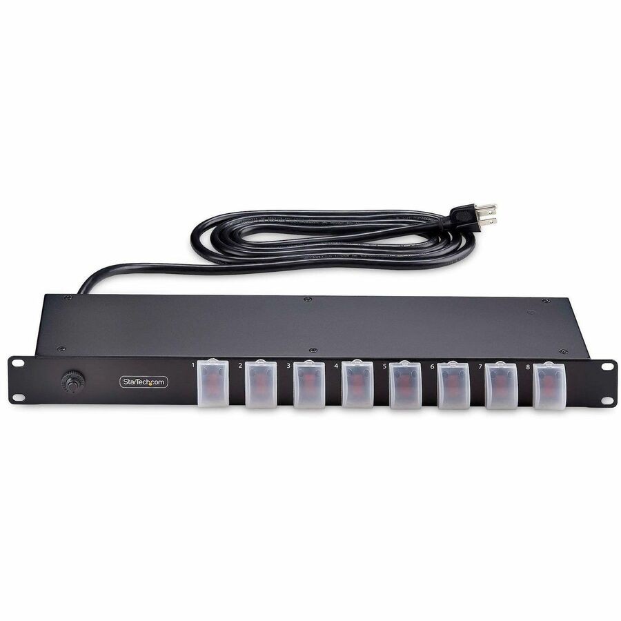 StarTech 8-Outlet Horizontal Rack Mount PDU (8ns8rackmountpdu)