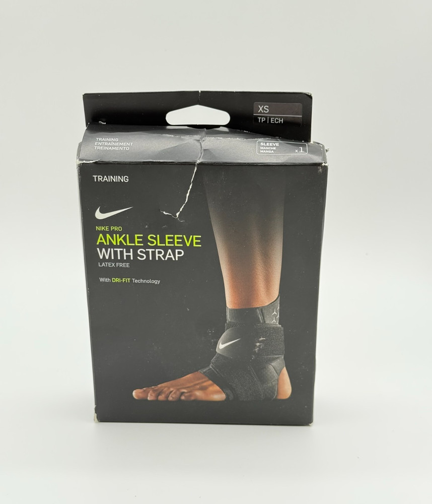 Nike Dri-Fit Pro Ankle Strap Sleeve - White - Size XS