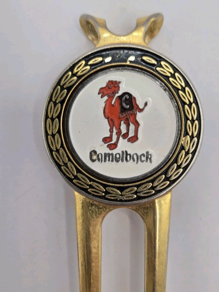Vintage CAMELBACK Brass GOLF Divot Tool