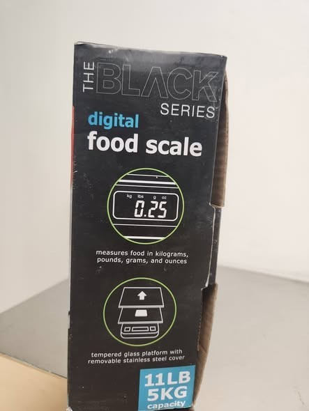 THE BLACK SERIES MERCHSOURCE SMALL DIGITAL FOOD SCALE