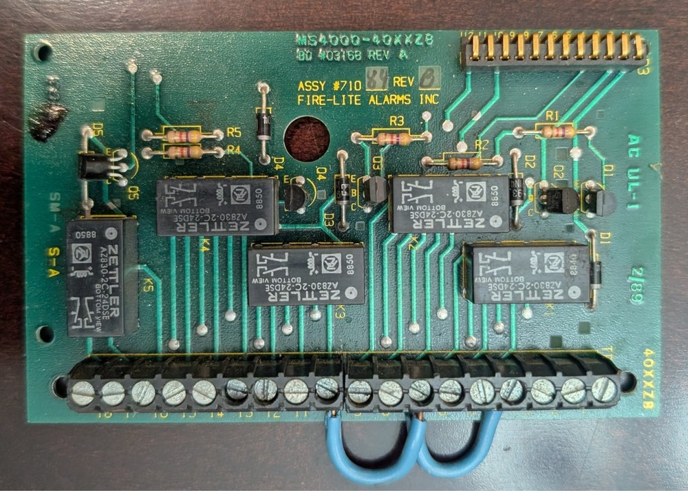 Fire-Lite 4024ZR 24 volt Zone Relay Module - SAME DAY SHIPPING
