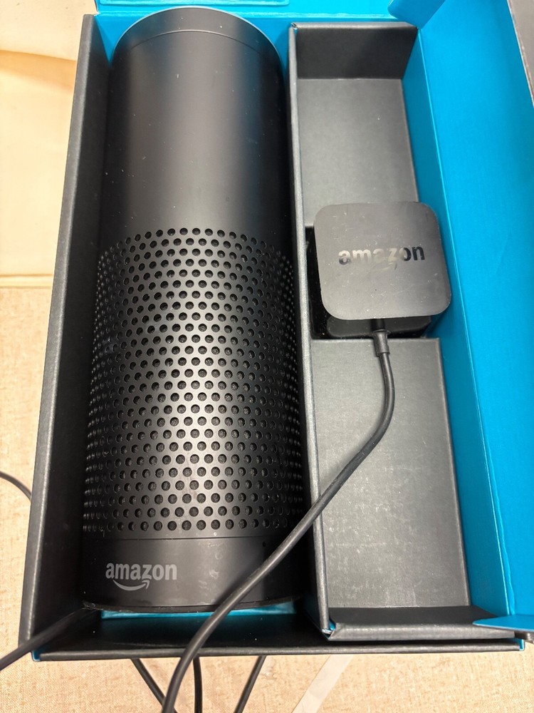 2015 Amazon Echo Model SK705DI Black Smart Speaker - Works