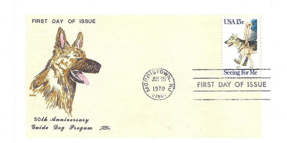 1787 Seeing Eye, Guide Dogs, Colonial, FDC