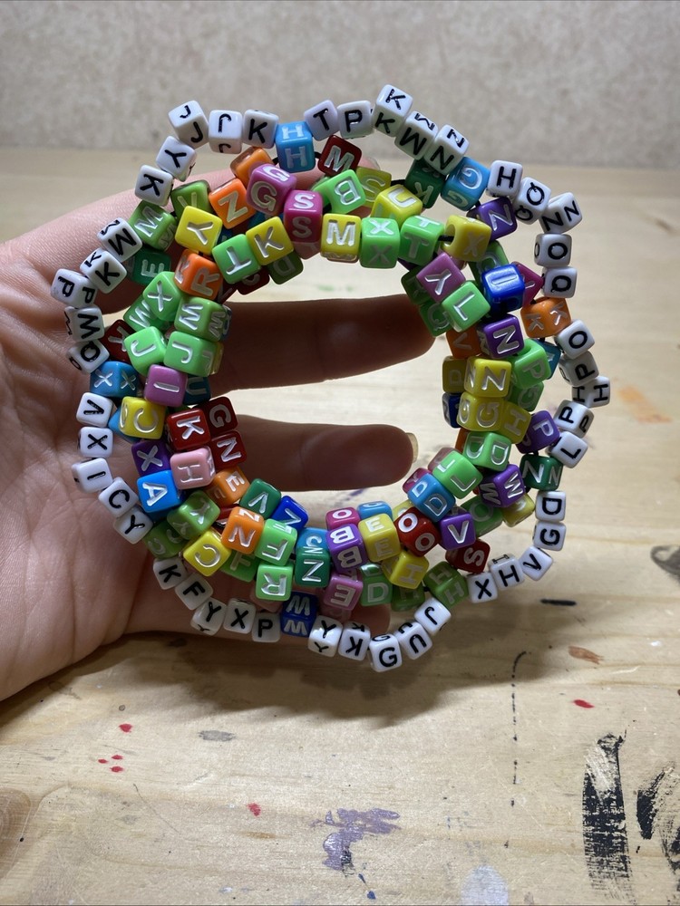 Kandi Letter Mandala Cuff