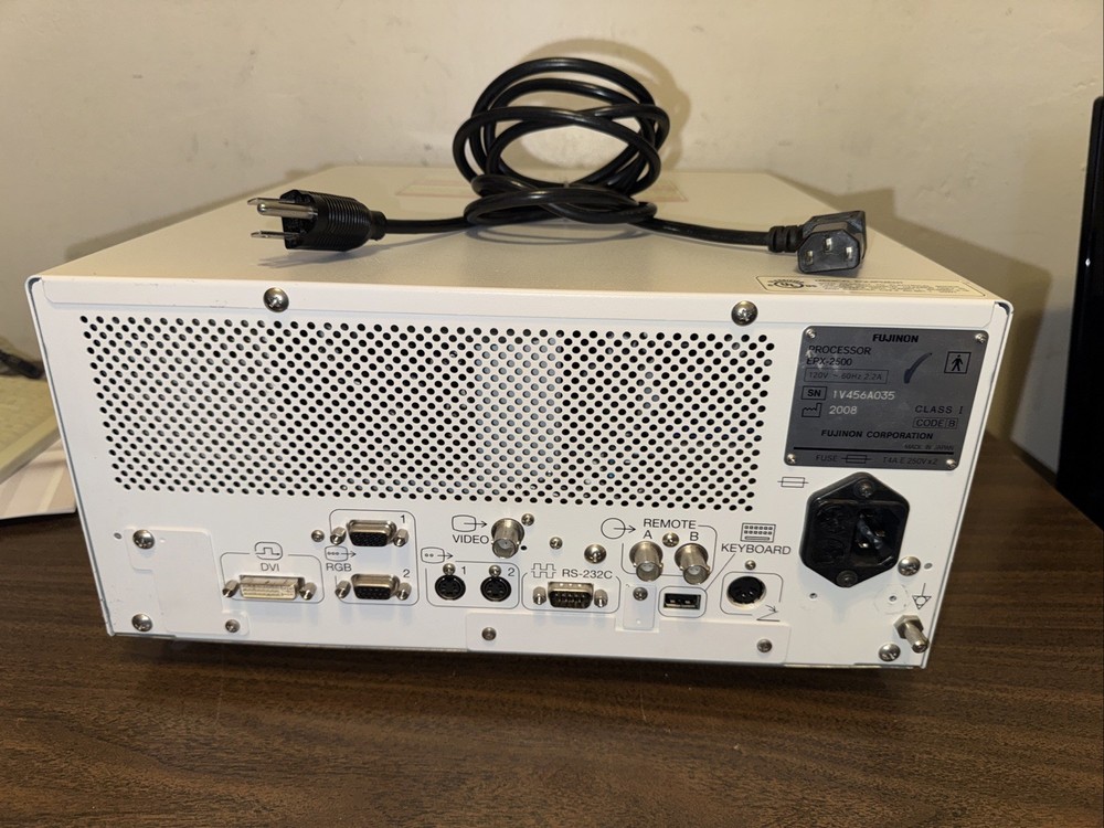 Fujinon EPX-2500 HD processor with keyboard & Manual Fujifilm Endoscopy