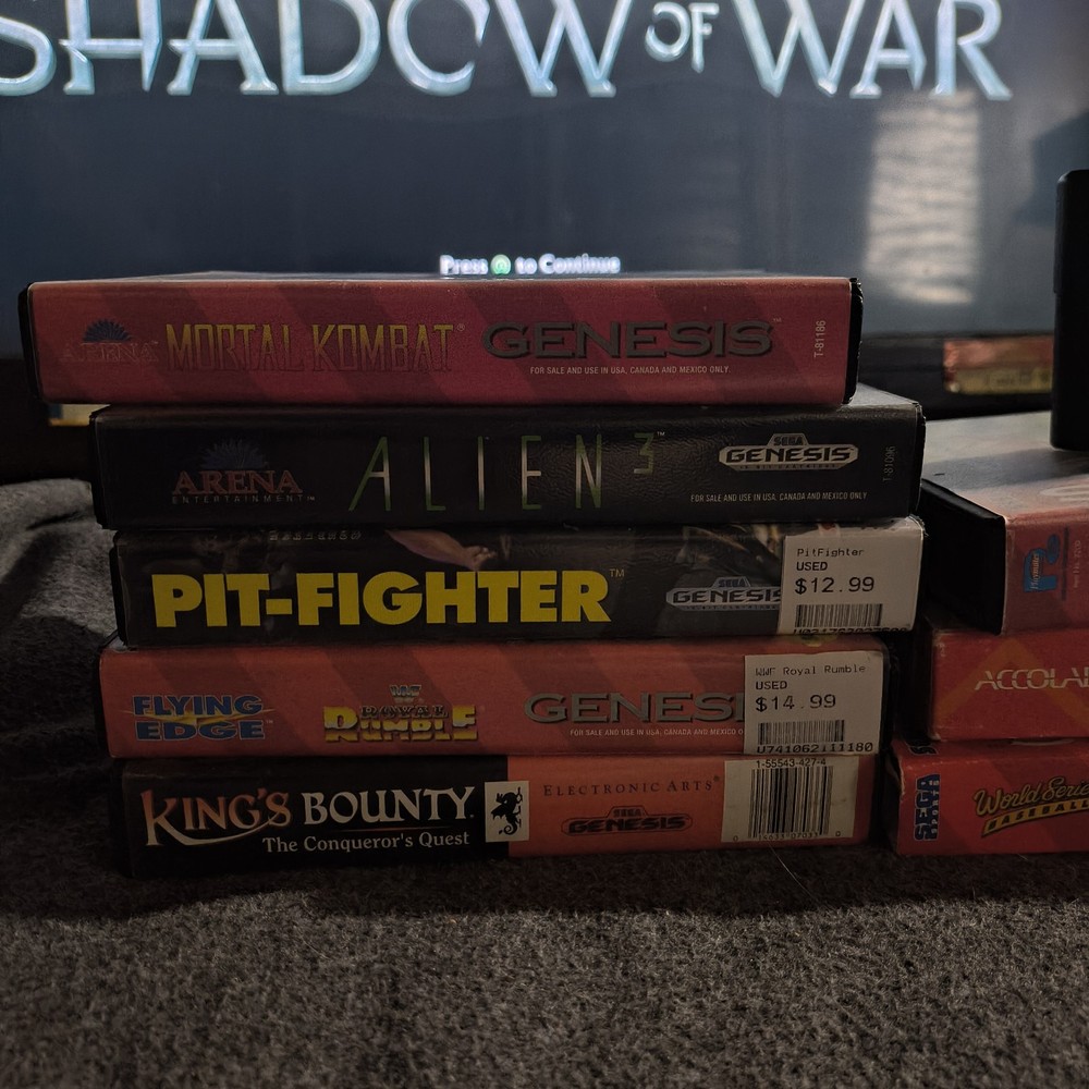 sega genesis model 2 With Controller And Games